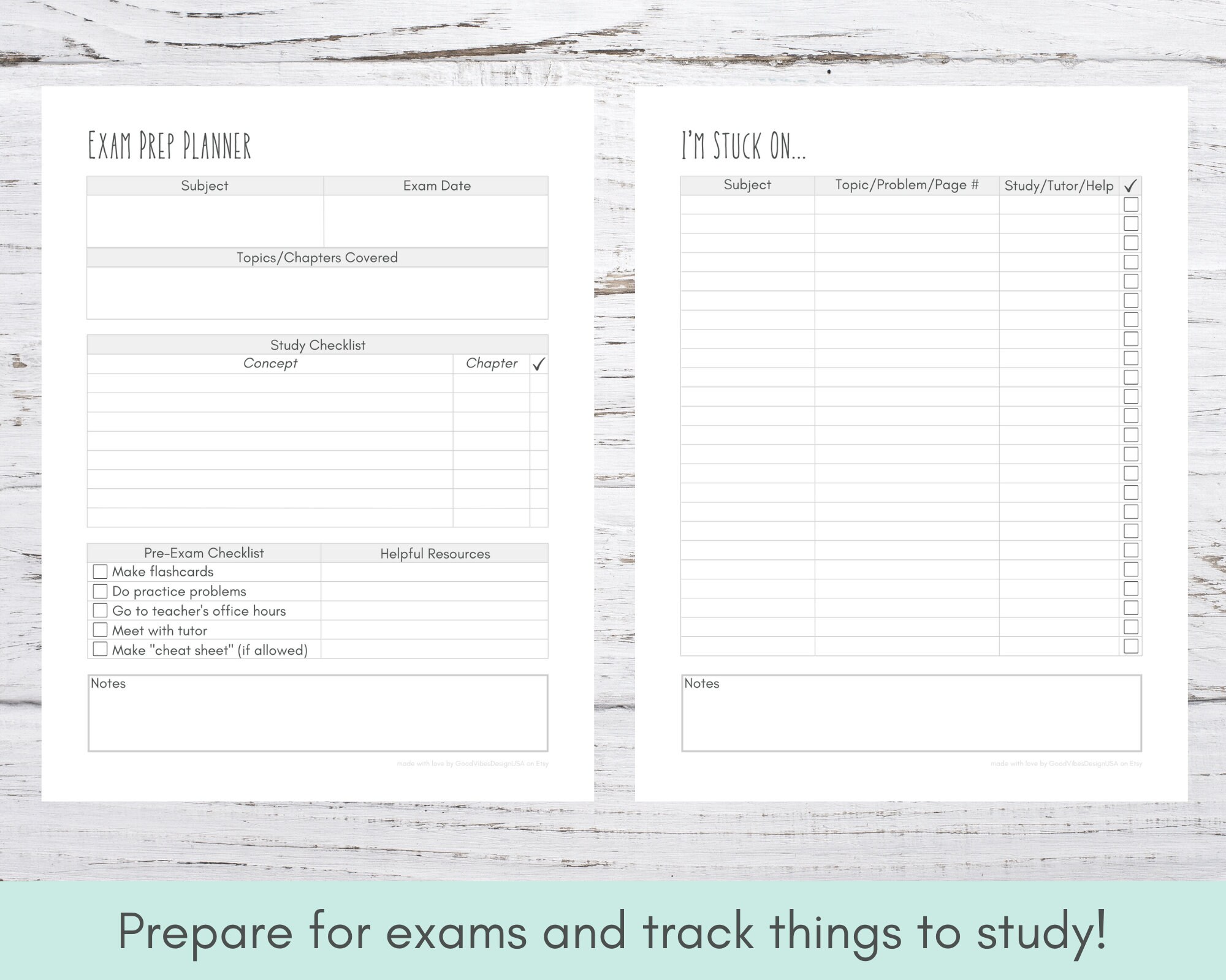 Academic Planner Printable | College Planner | High School Planner ...
