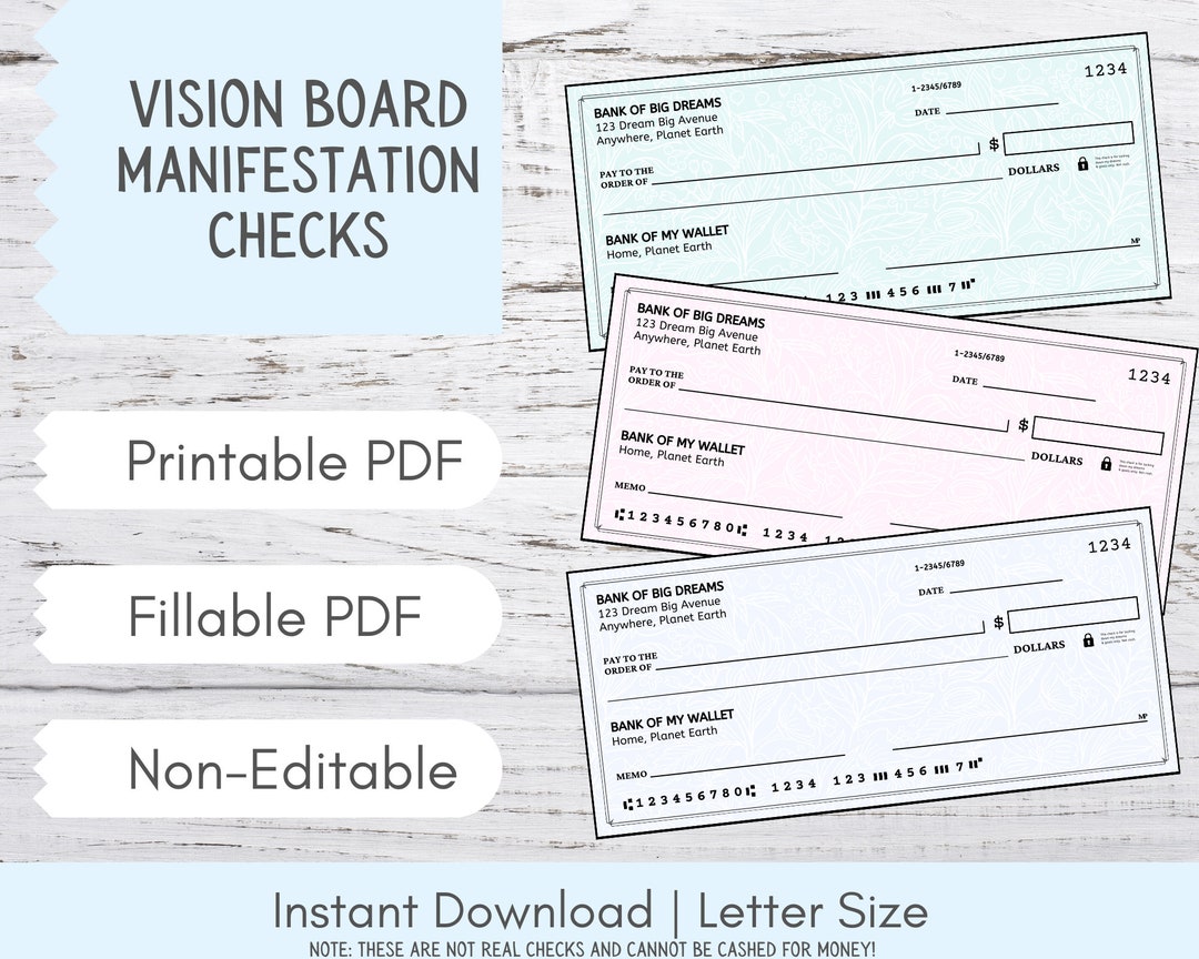 Why Did I Receive A Check From National Vision Today Manifestation Checks | Vision Board Checks | Law of Attraction