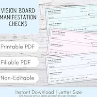 LOA - Printable Blank Checks - Etsy