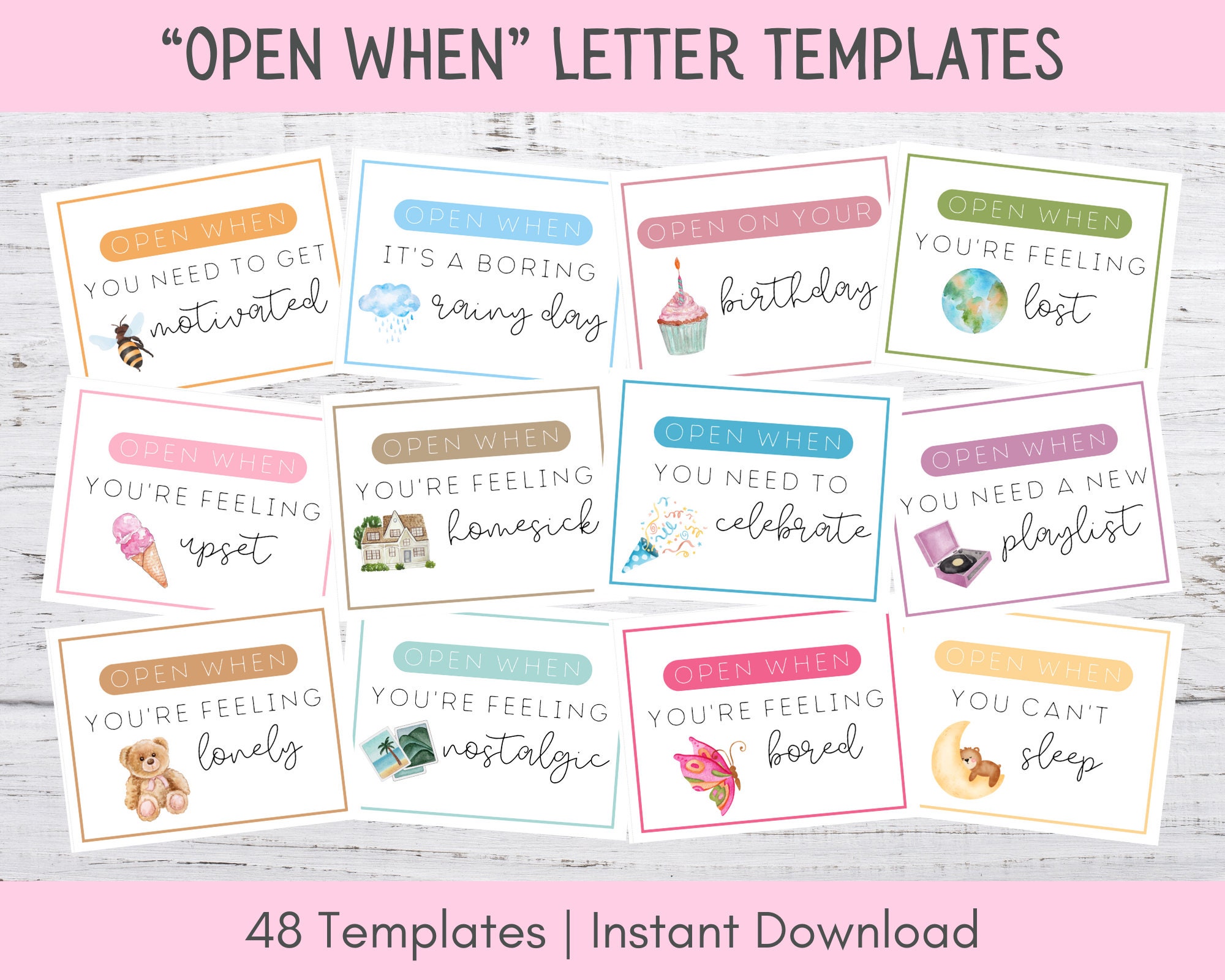 Open When Letters Digital Download - Etsy open-when-letters-digital-download-etsy