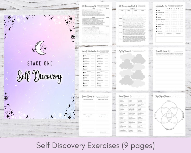 Manifestation Journal Printable | Digital Manifestation Guide | Law of Attraction Workbook | Dream Journal | Manifesting Planner Digital PDF image 4