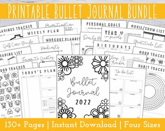 Paper Paper &amp; Party Supplies Complete Bundle set Bujo printable Journal ...