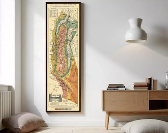 Vintage Map of California 1892 Climate Map Print | Wall Map Print