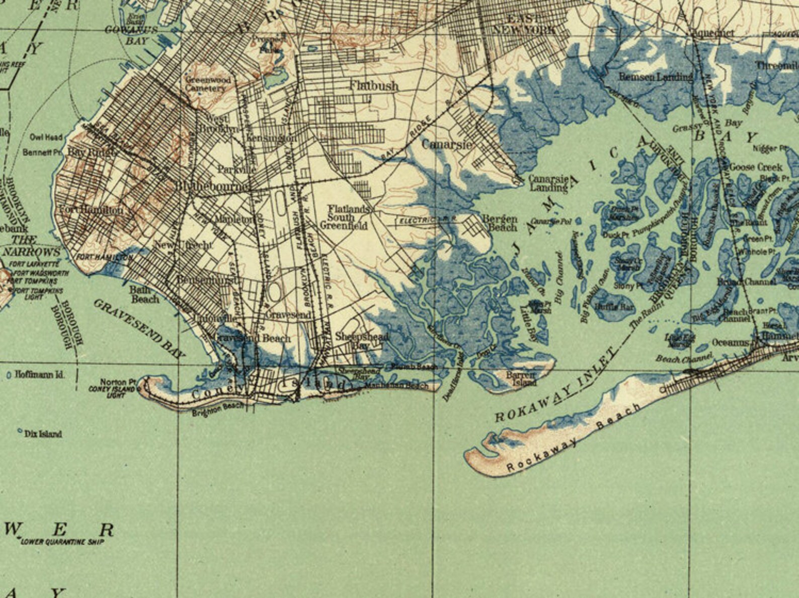 Old Map of Long Island 1913 Vintage Map Vintage Poster Wall - Etsy