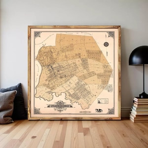 Old Map of Flushing New York 1894 Vintage Map | Wall Map Print
