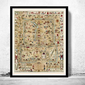 Beautiful Old Map of Beijing China 1936 Vintage Map | Vintage Map Wall Art Print | Large Map Print | Home Decor Wall Art
