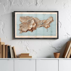 Old Map of Capri Italy 1899 Vintage Map | Wall Map Print