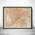 Old Map of Rotterdam Netherlands 1891 Vintage Map | Vintage Map Wall Art Print | Large Map Print | Home Decor Wall Art product logo
