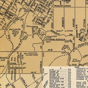 Old Map of Riverside California 1938 Vintage Map Vintage Poster Wall Old Map of Riverside California 1938 Vintage Map Vintage Poster Wall