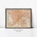 Old Map of Rotterdam Netherlands 1891 Vintage Map | Wall Map Print product logo