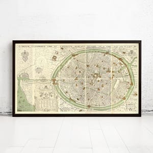 Vintage Map of Bruges 1562 Belgium Antique Map of Bruges | Vintage Map Wall Art Print | Large Map Print | Home Decor Wall Art