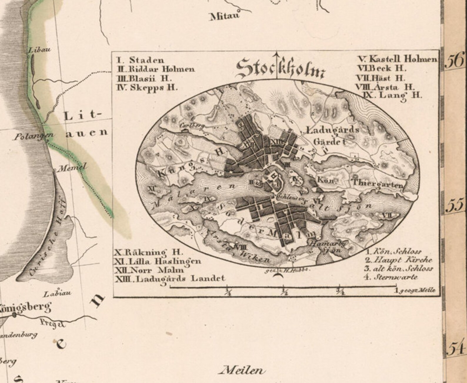 Old Map of Sweden 1824 Vintage Map Vintage Poster Wall Art Etsy