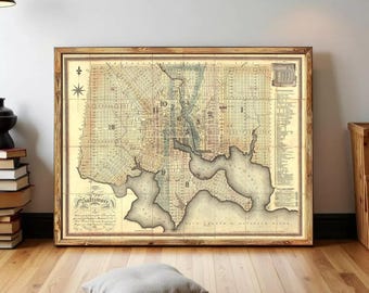 Old Map of Baltimore Maryland 1827 Vintage Map | Wall Map Print