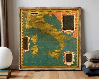 Old Map of Italy 1578  | Wall Map Print