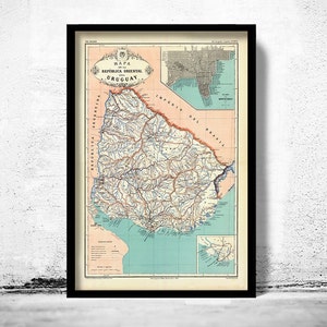 Antique Tiny OREGON State Map of Oregon 1888 Miniature Size Map Office  Decor Birthday Gift for Anniversary Wedding 13694 -  Canada