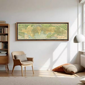 Old Map of Kobe Japan 1932 Vintage Map | Wall Map Print