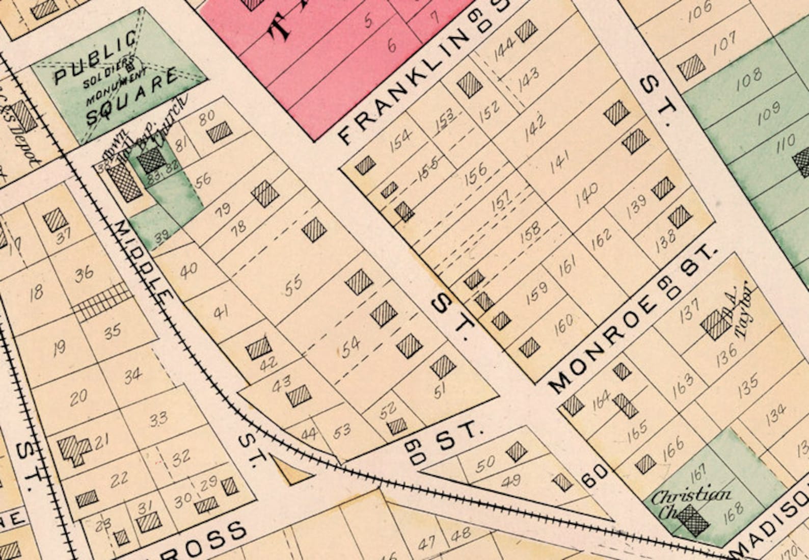 Old Map of Bedford Ohio 1892 Vintage Map Vintage Poster Wall Etsy