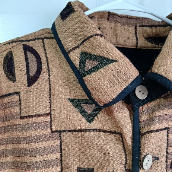 Grannycore Reversible Geometric Pattern Tapestry … - image 9