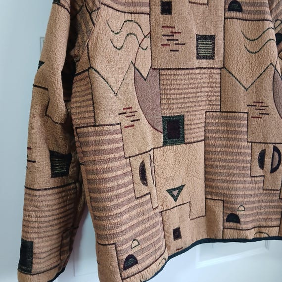 Grannycore Reversible Geometric Pattern Tapestry … - image 11