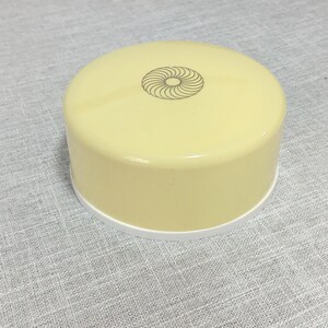 Vintage Michael Duval Dusting Powder Lemon Yellow