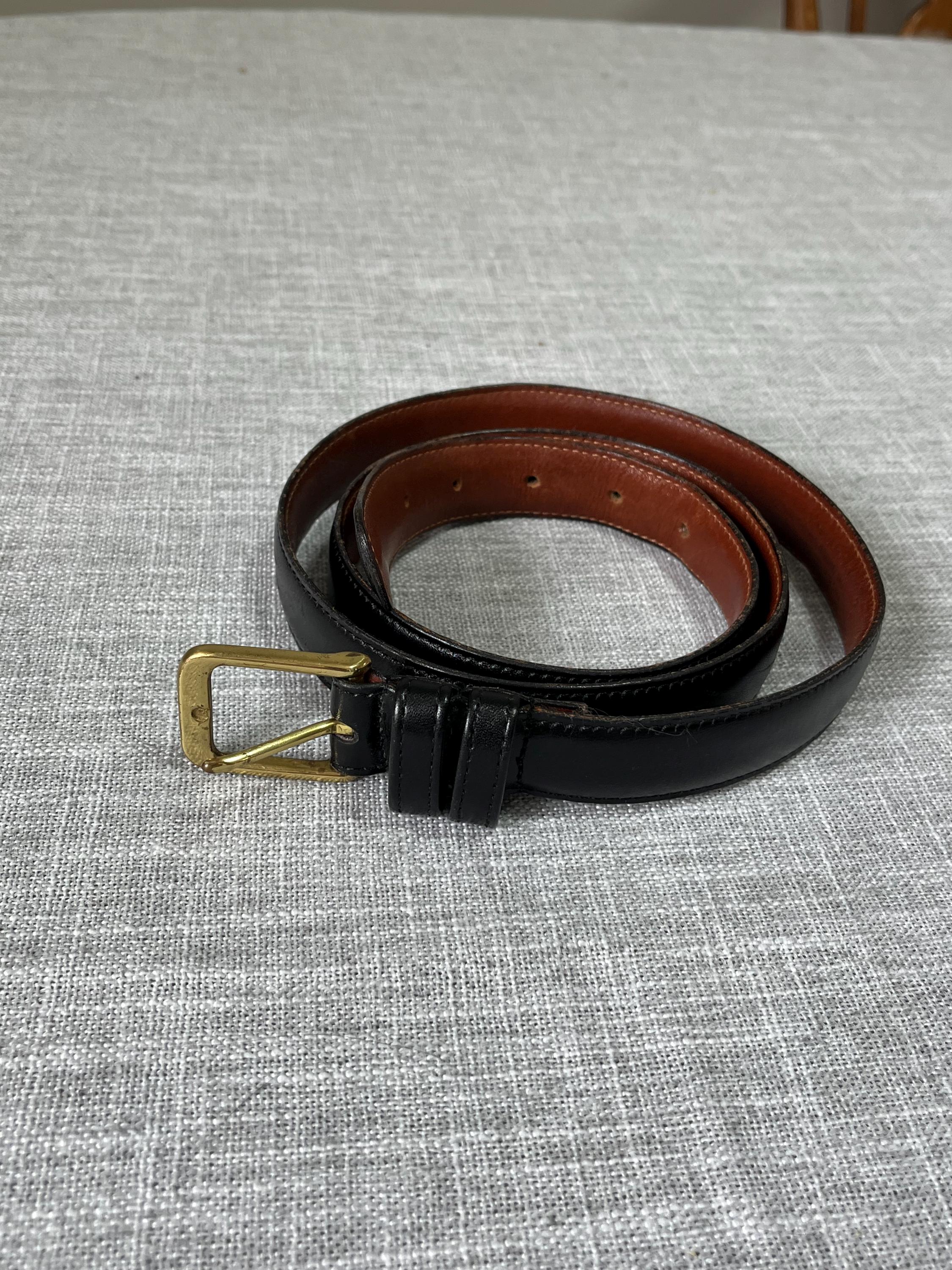 Vintage Coach Burnished Cowhide Belt - Brass Buckle -‎ Old Money Size 32 Coach USA Belts for Men for sale | eBay main image 4