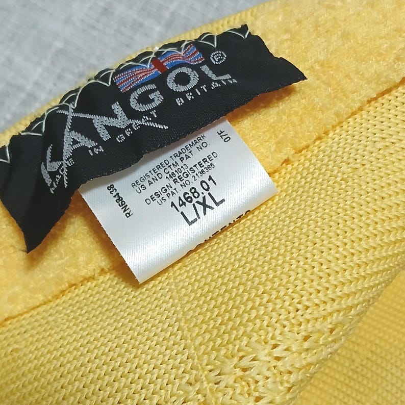 Gorra de golf Newsboy amarillo limón Ventair de Kangol imagen 6