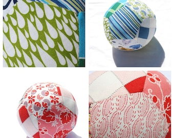 PDF Pattern for Fabric Ball (patchwork)