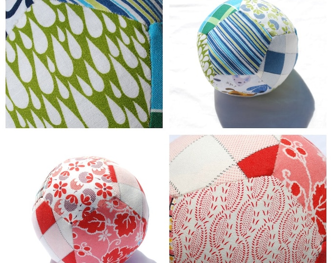 PDF Pattern for Fabric Ball patchwork - Etsy