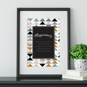 Printable Missionary Someone who leaves their family for a short time, Returned Missionary, LDS Missionary, Welcome Home!