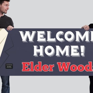 Personalized Welcome Home Banner, Return Missionary, LDS Missionary, Missionary Banner.
