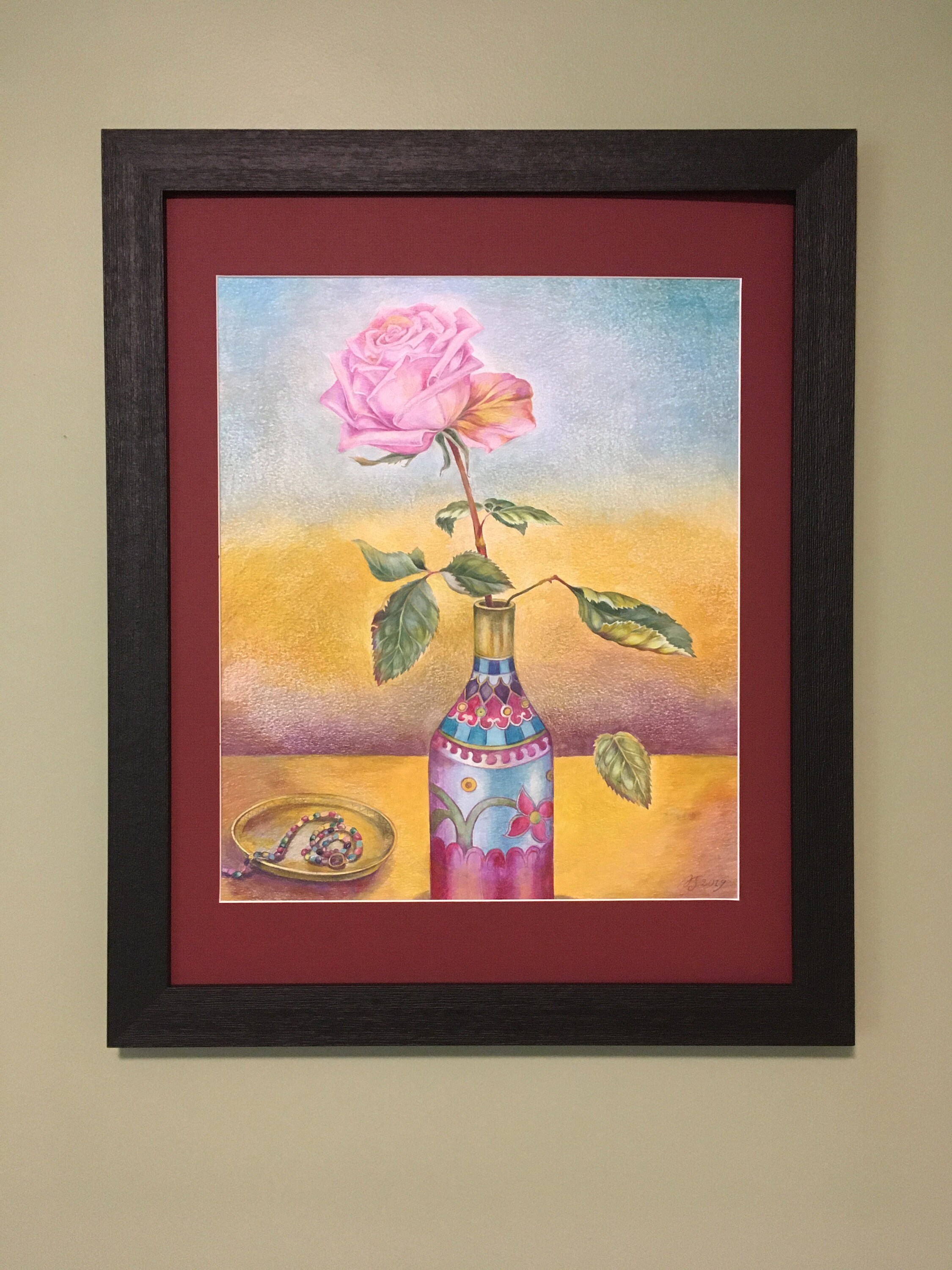 Mother's Day Rose - Original Drawing - Etsy