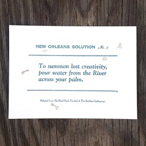 New Orleans Solution No. 5: water from the River