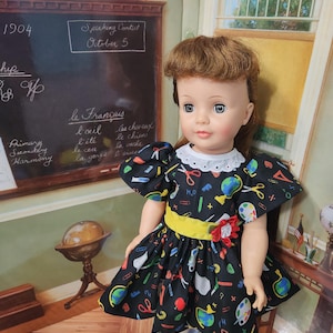 Petite Patti Playpal &quot;Back-to-School Dress #1&quot; for 18 inch Patti