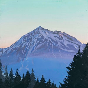 Niese, Archival Pigment Art Print of Original Gouache Painting Signed by Gillian Dwyer