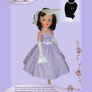 Doll Clothes PDF Pattern for Vintage 19&#39;&#39; Uneeda Dollikin Doll by NVME 19UD-2
