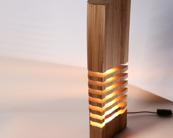 Modern Lighting Wood Light Sculpture