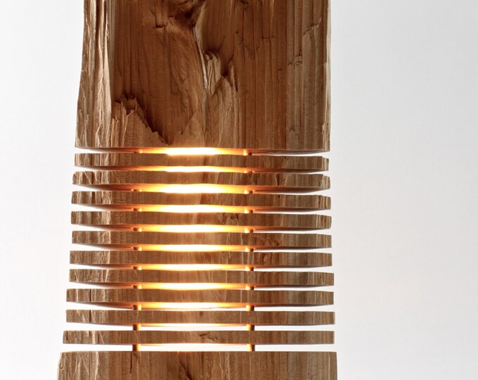 Minimalist Wood Sculpture Fine Art Illuminated Sculpture Etsy