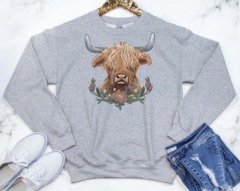 Highland Cow Sweatshirt