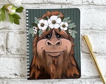 Sasquatch - Small Wire Notebook