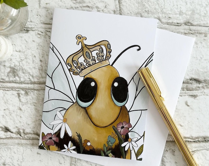 Featured listing image: Bumblebee - Blank Greeting Card