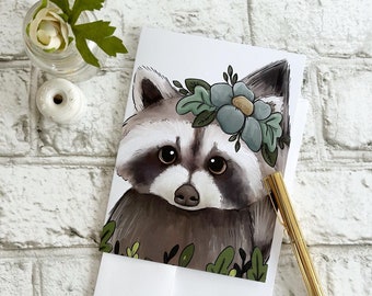 Raccoon - Blank Greeting Card