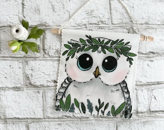 Owl - Banner/Wall Hanging/ Pennant