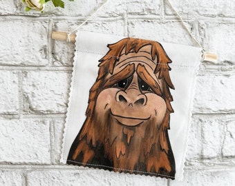 Sasquatch - Banner/Wall Hanging/ Pennant