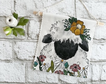 Blacknose Sheep - Banner/Wall Hanging/ Pennant