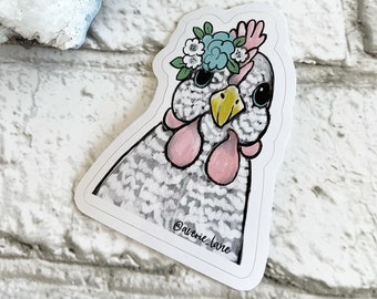 Chicken / Barred Rock / Sticker