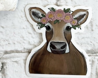 Jesrey Cow Sticker