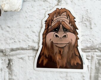 Sasquatch Bigfoot Sticker