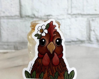 Chicken / Rhode Island Red / Sticker