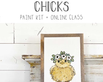 Chicks - Paint Class Kit + Online Class