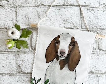 Goat - Banner/Wall Hanging/ Pennant